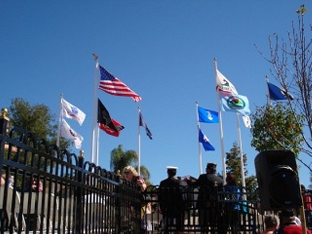 Poway CA Veterans Park dedication ceremony Nov 11th 2017